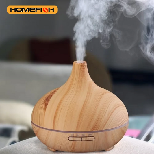 USB Flame Effect Humidifier & Aromatherapy Diffuser | HOMEFISH Humidifier Diffuser Peaceful Pleasures Health and Wellness
