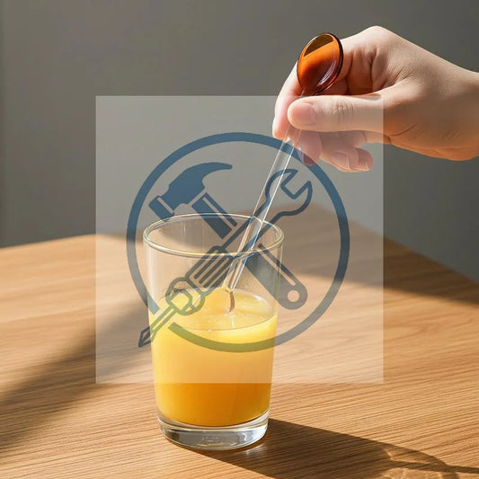 Colorful Glass Stirring Spoons – Long Handle, Heat Resistant Glass Stirring Spoon Peaceful Pleasures Health and Wellness