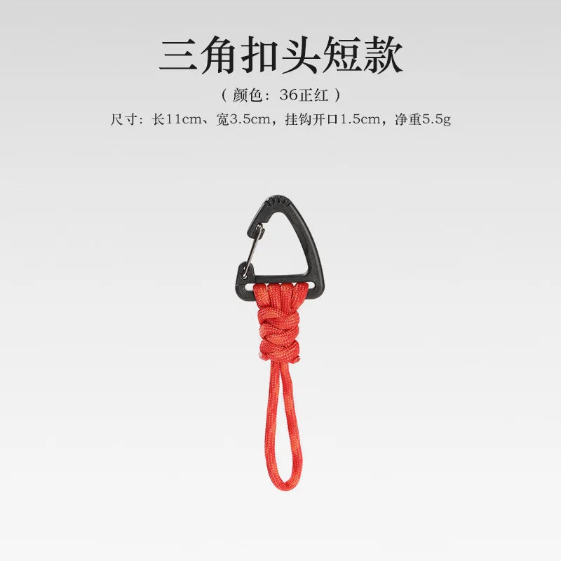 New 1pc Plastic Carabiner Clip Keychain Outdoor Camping Hiking Climbing Snap Clip Lock Backpack Hanger Buckle Hook Color Random Peaceful Pleasures Health and Wellness K