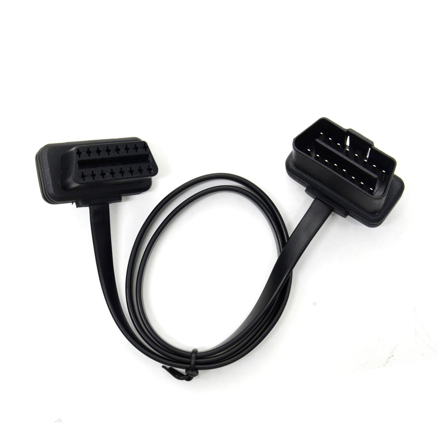 OBD2 16-Pin Flat Extension Cable 30/60/100CM Male to Female