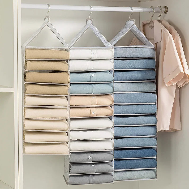 Underwear Organizer Hanging Organizers Clothes Cover Pants Hanger Clothing Storage Dormitory Wardrobe Family Layered Home Garden Peaceful Pleasures Health and Wellness