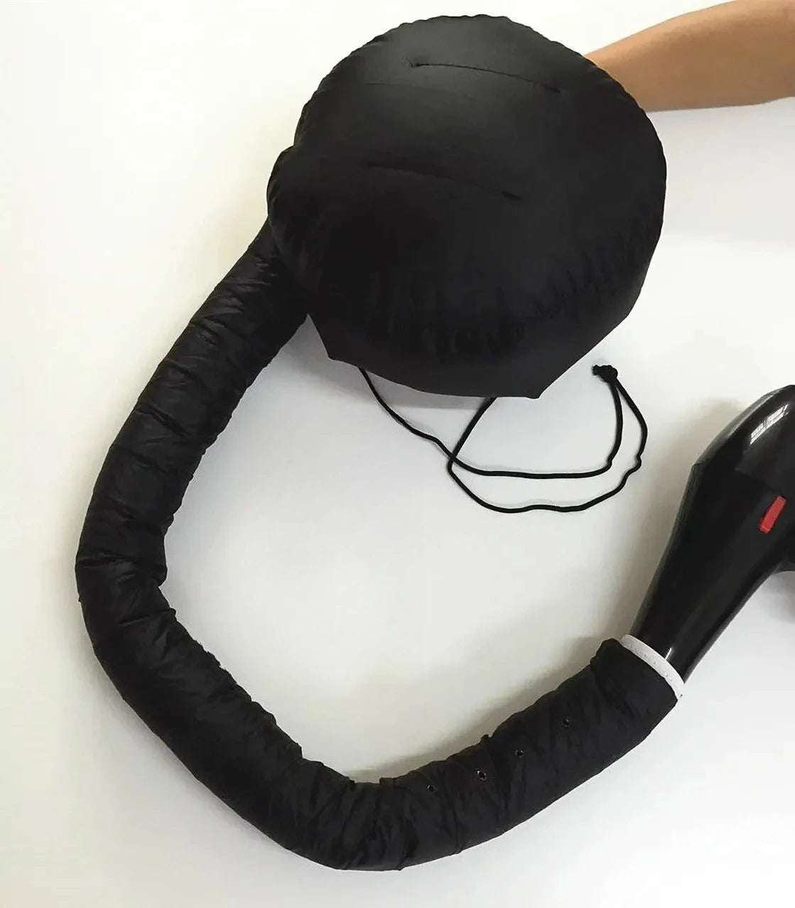 Hair Dryer Heating Cap – Connectable Hairdryer Hat Accessory
