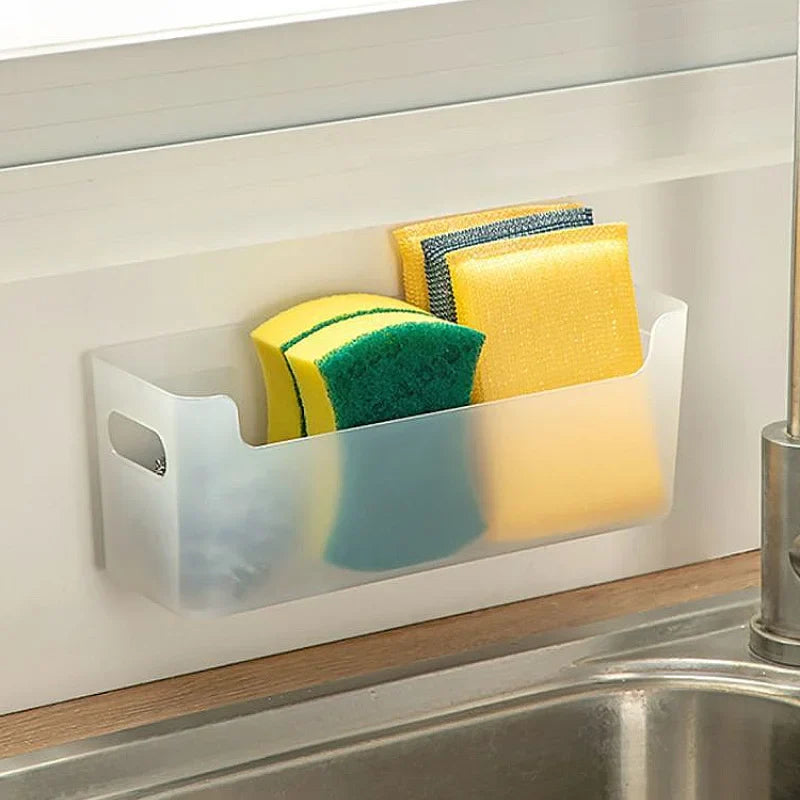 Cabinet Door Storage Box & Multi-Use Wall Organizer Rack