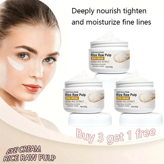 YOUNGCOME Rice Anti-Wrinkle Eye Cream | Brightening Moisturizer Eye & Face Cream Oasis Select