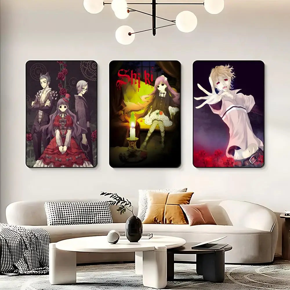 Anime S-Shiki Poster HD Self Adhesive Waterproof Wall Art Ideal for Home Office Dorm Bedroom Great Gift Peaceful Pleasures Health and Wellness