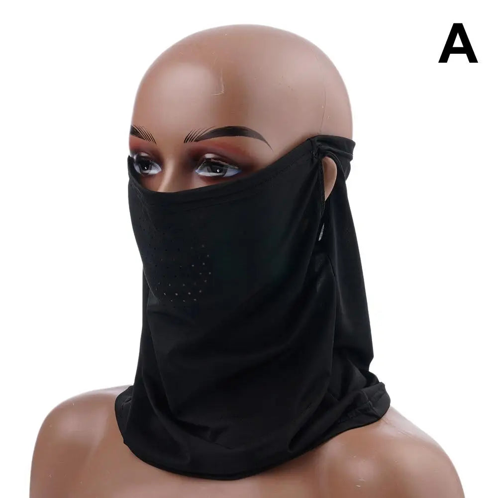 Unisex Breathable Ice Silk UV Protection Mask for Summer Peaceful Pleasures Health and Wellness A
