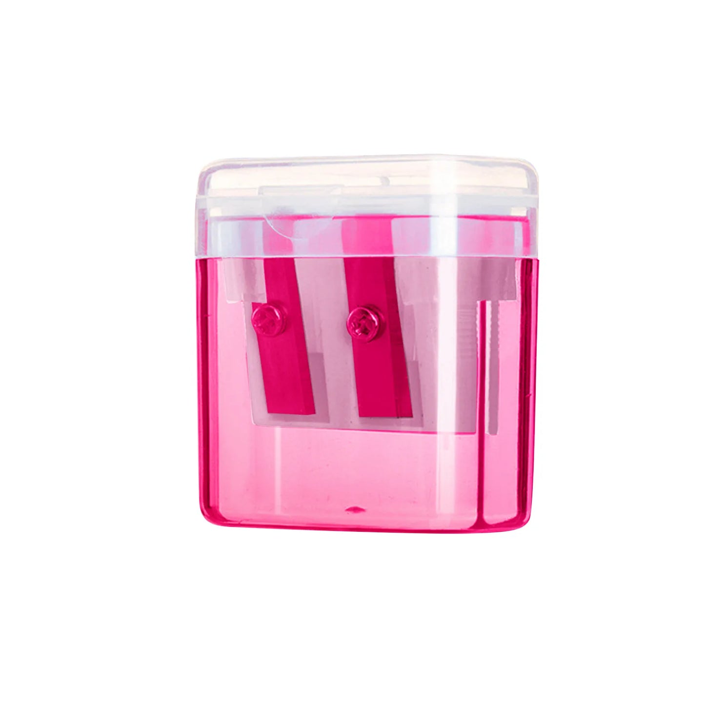 A color random student two-hole pencil sharpener for children's school supplies - a must-have for starting school Peaceful Pleasures Health and Wellness Pink