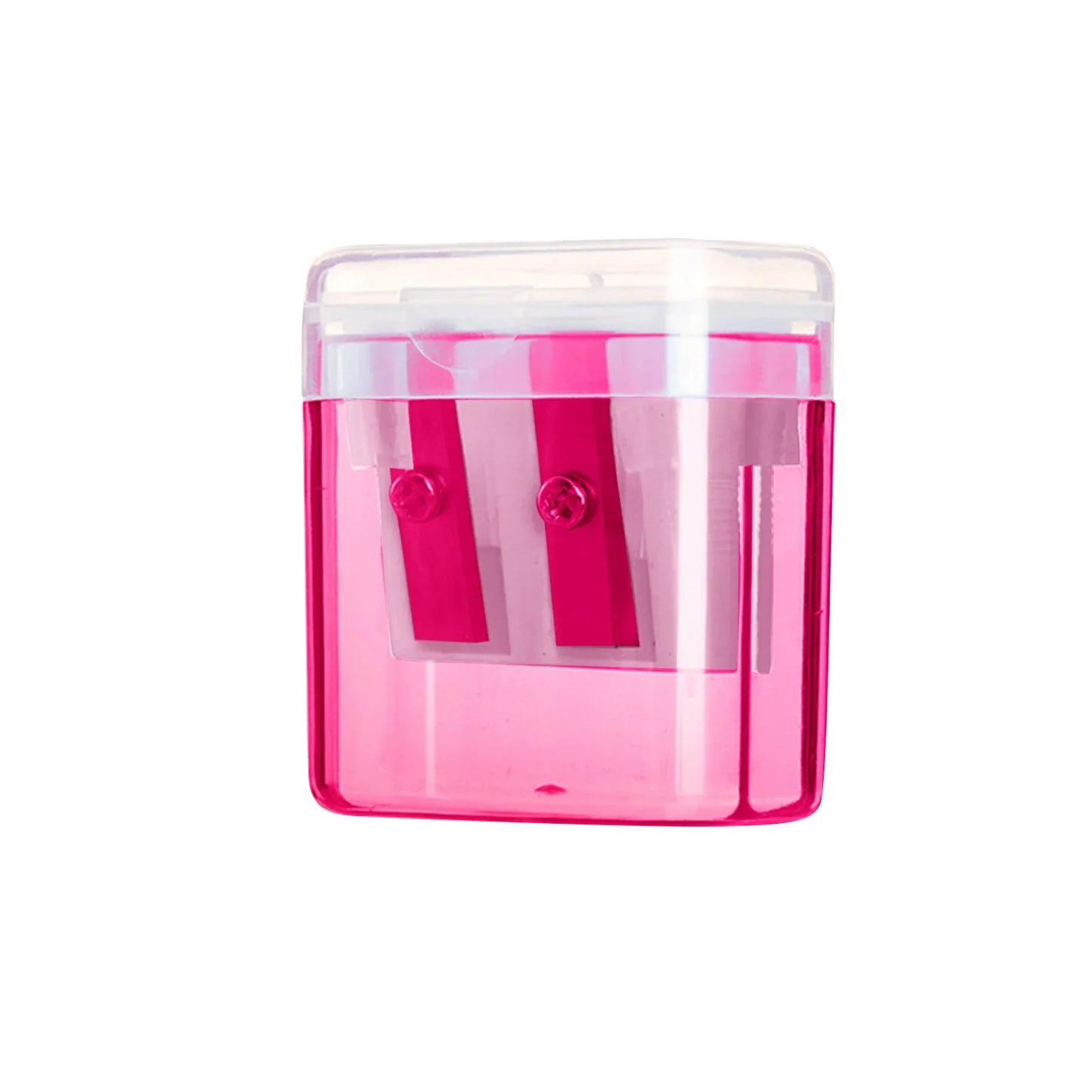 Two-Hole Manual Pencil Sharpener for Kids – Portable with Lid