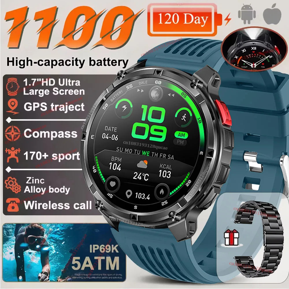 Ola Esporte T-Rex3 Ultra Smart Watch | 1100mAh, 1.7" AMOLED