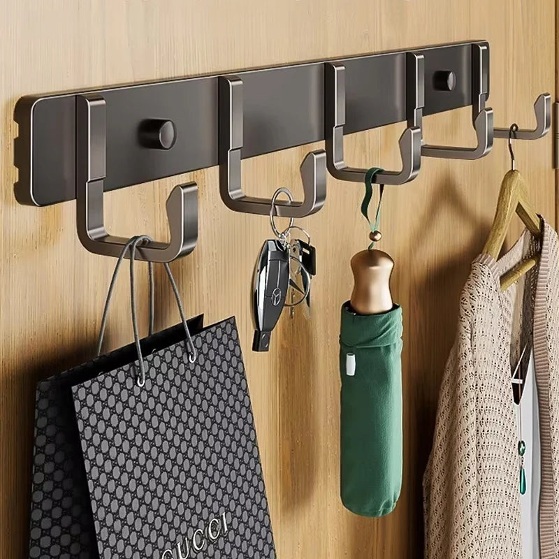 YUNJIEYA Aluminum Wall Hooks – Coat, Robe & Wardrobe Hanger