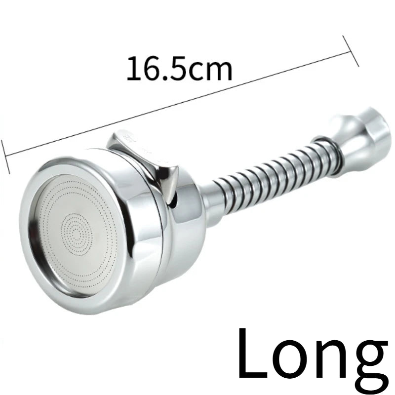 3 Modes Universal Kitchen Faucet Extenders Adapter 360° Rotation Filter Kitchen Gadgets Spray Water Saving Faucet Accessories Peaceful Pleasures Health and Wellness Long