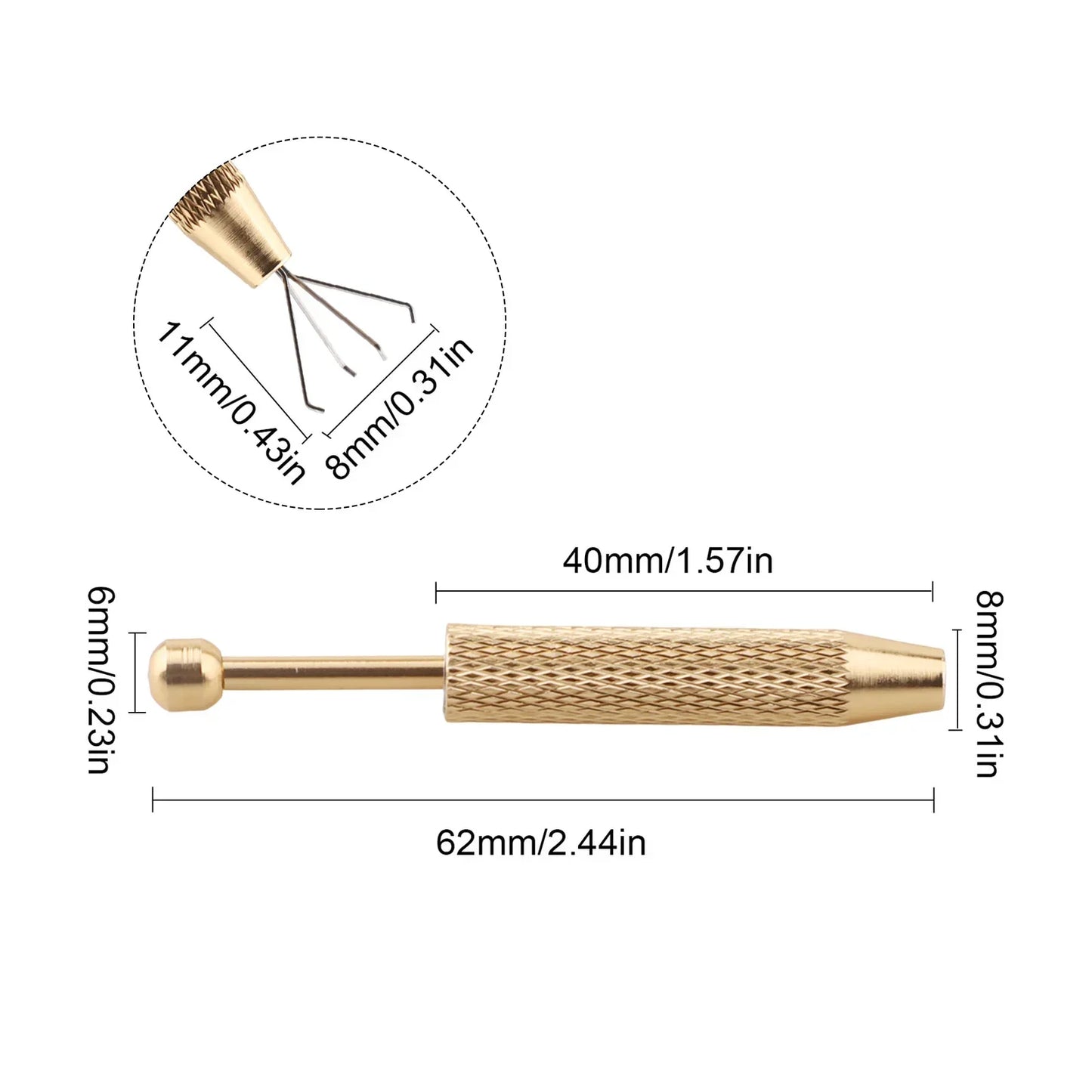 4-Claw Jewelry Grabber & Component Pick-Up Tool | 62mm