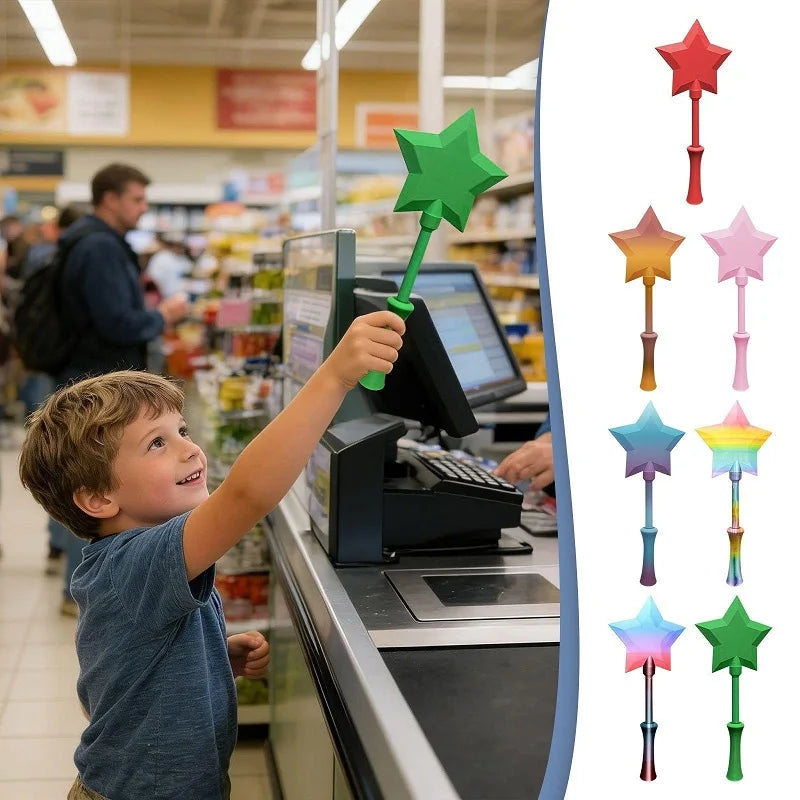 3D Printed Star Magic Wand NFC Tap-to-Pay Card Holder