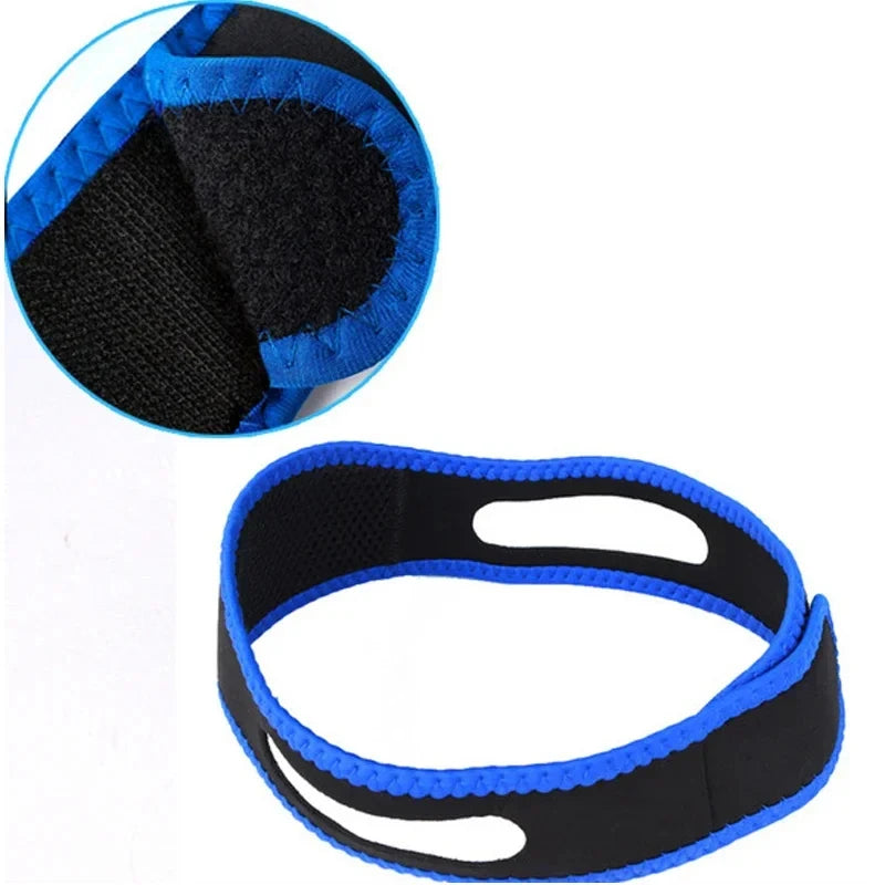 1 adjustable anti-snoring belt, anti-snoring chin support belt, facial lifting and stretching belt Peaceful Pleasures Health and Wellness