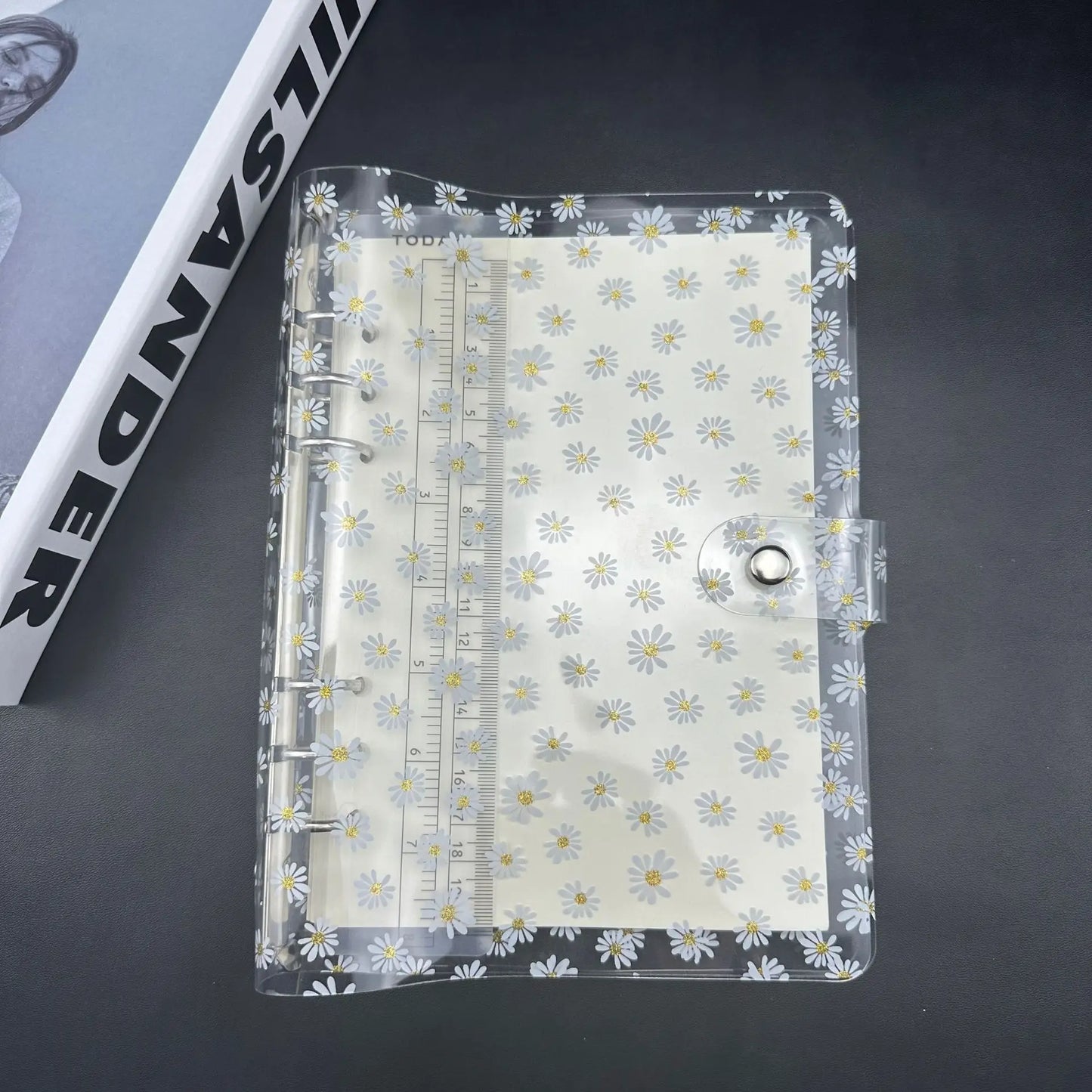 Handbook Notebook Transparent PVC Shell A5 A6 A7 Loose-leaf Folder