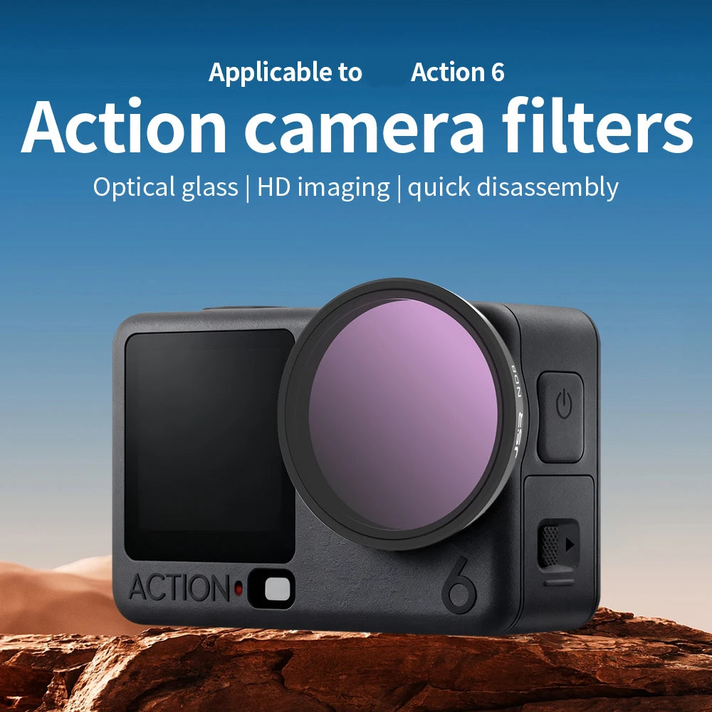 ND & CPL Filter Set for DJI Osmo Action 6 – 7-Piece Kit