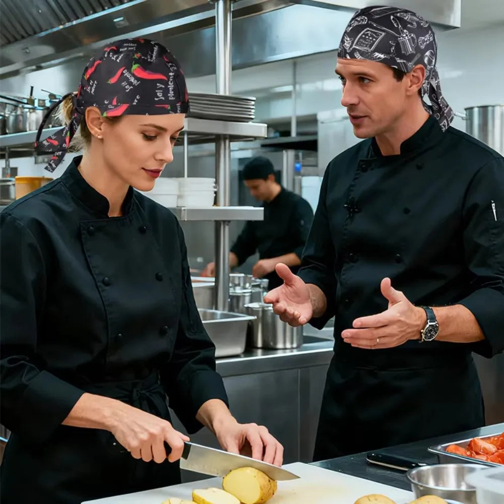 Unisex Chef Pirate Hat | Adjustable Kitchen Cap for Cooks & Bakers