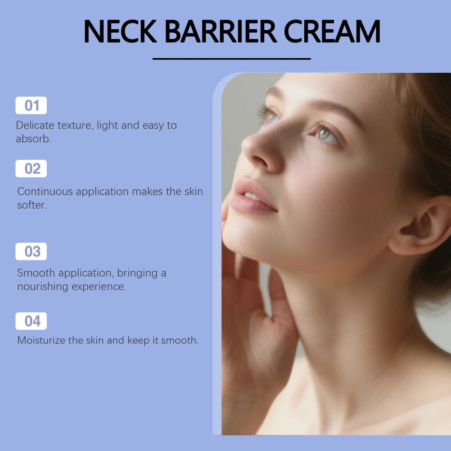 Korean Collagen Neck Cream – Firming, Lifting & Moisturizing