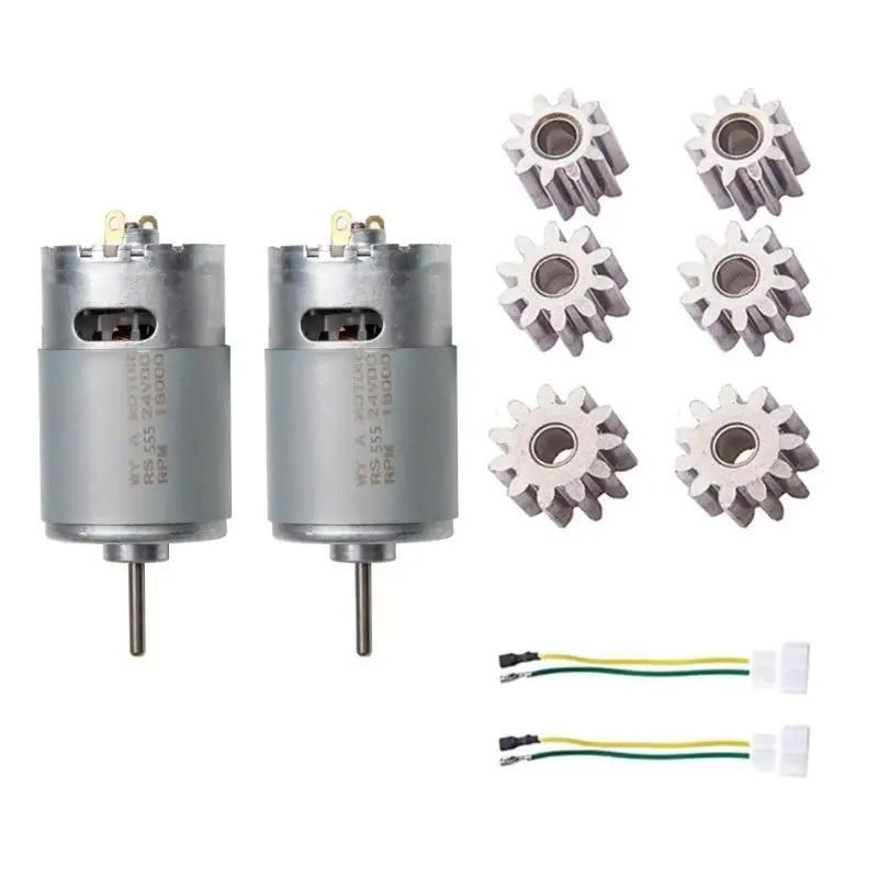 24V RS555 Upgrade Motor for Kids Ride-On Car – 2-Pack