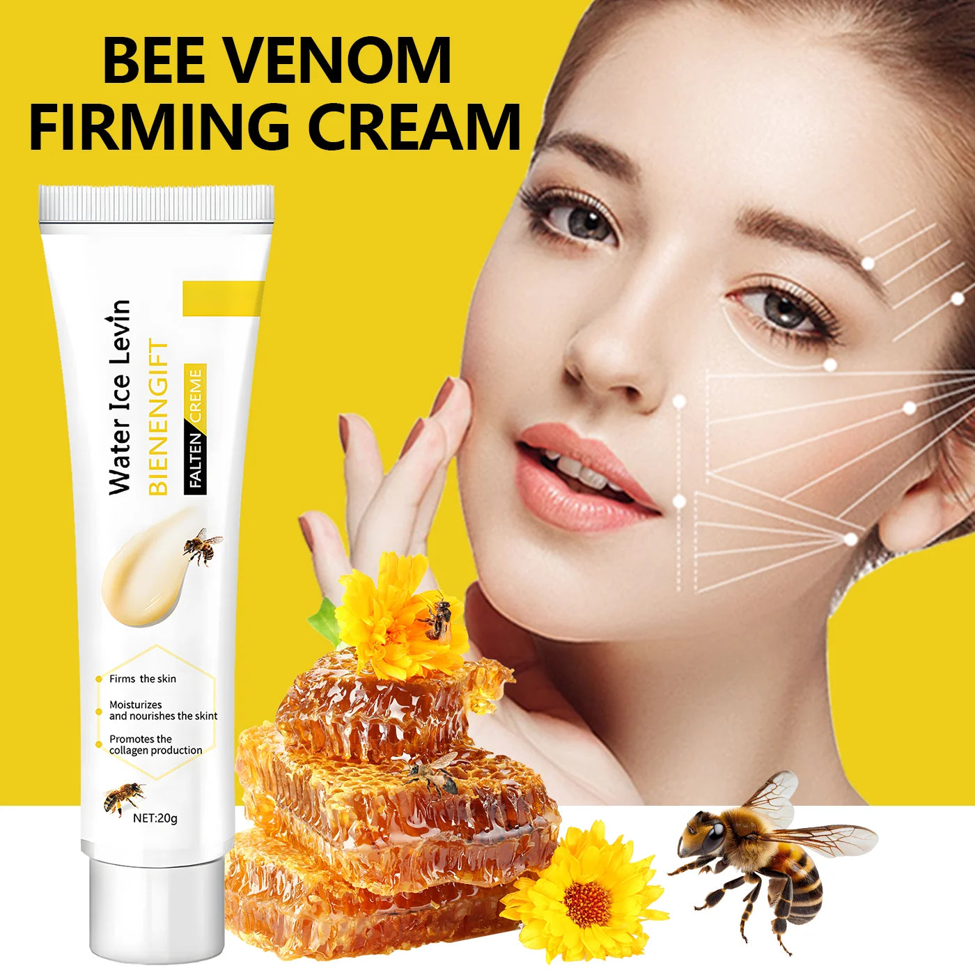Bee Venom Face & Neck Firming Cream | Lift & Tighten Skin