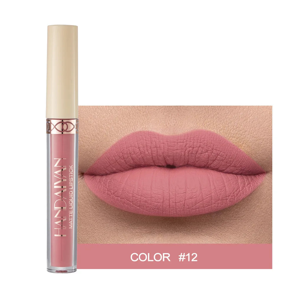 Handaiyan Matte Velvet Liquid Lip Glaze – Waterproof Lip Stain
