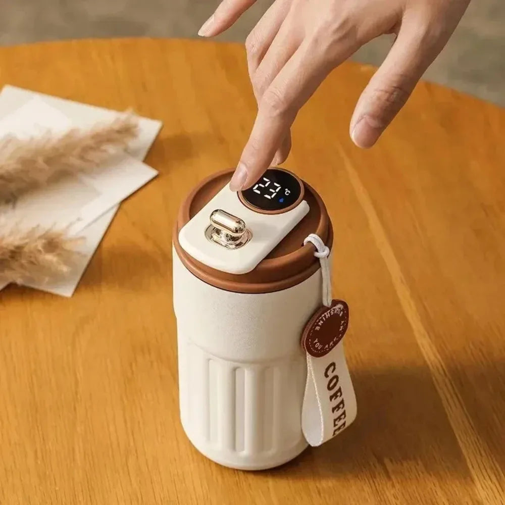 Stainless Steel Insulated Thermos | Smart Temperature Display