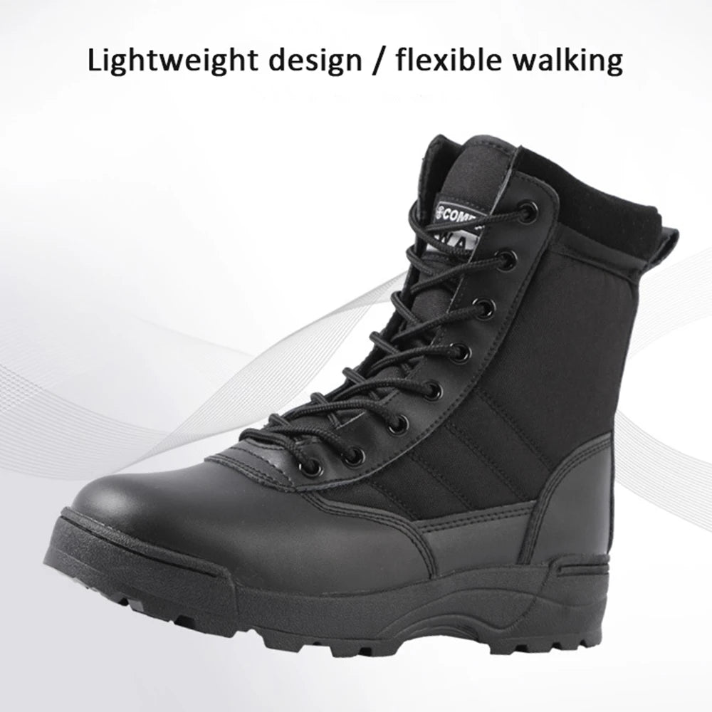 New Tactical Boots Men Sneaker Boots Special Force Desert Combat Boots Outdoor Hiking Boots Ankle Shoes Men Work Safty Shoes Peaceful Pleasures Health and Wellness