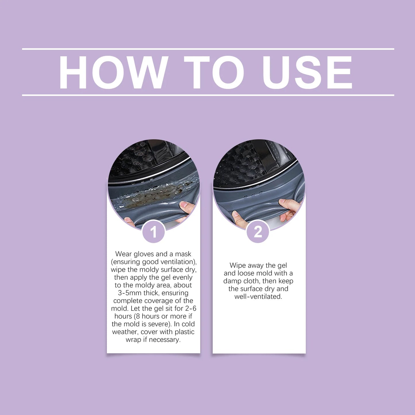 Jue-Fish 100g Mold & Stain Removal Gel | Multi-Surface Cleaner