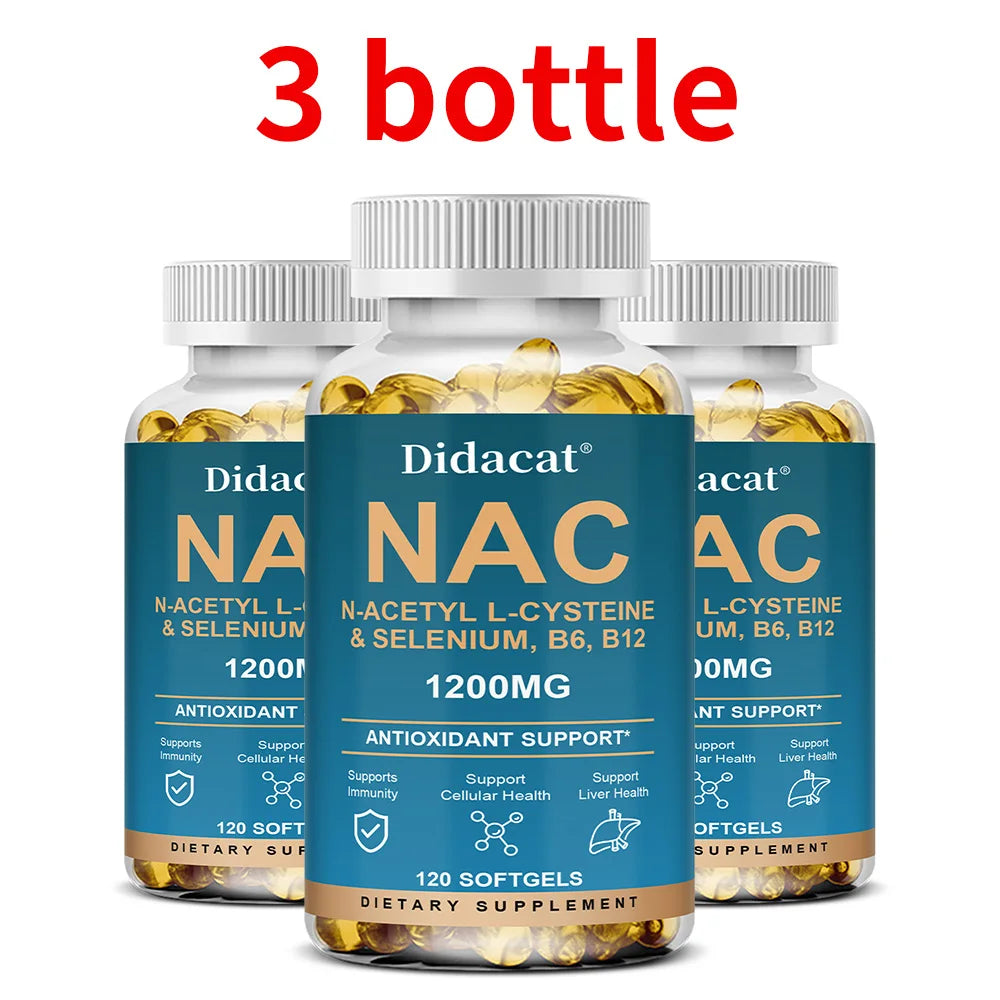 NAC Capsules 120ct | Antioxidant, Detox & Lung Support