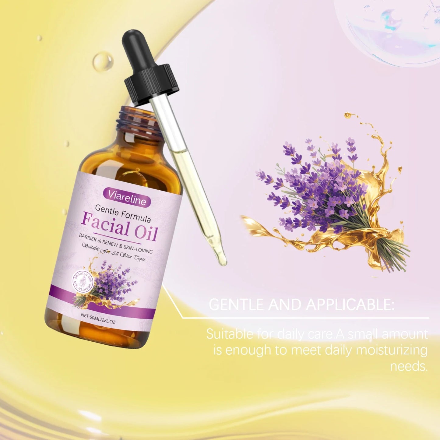 Viareline Lavender Facial Oil – Moisturizing & Radiance-Boosting