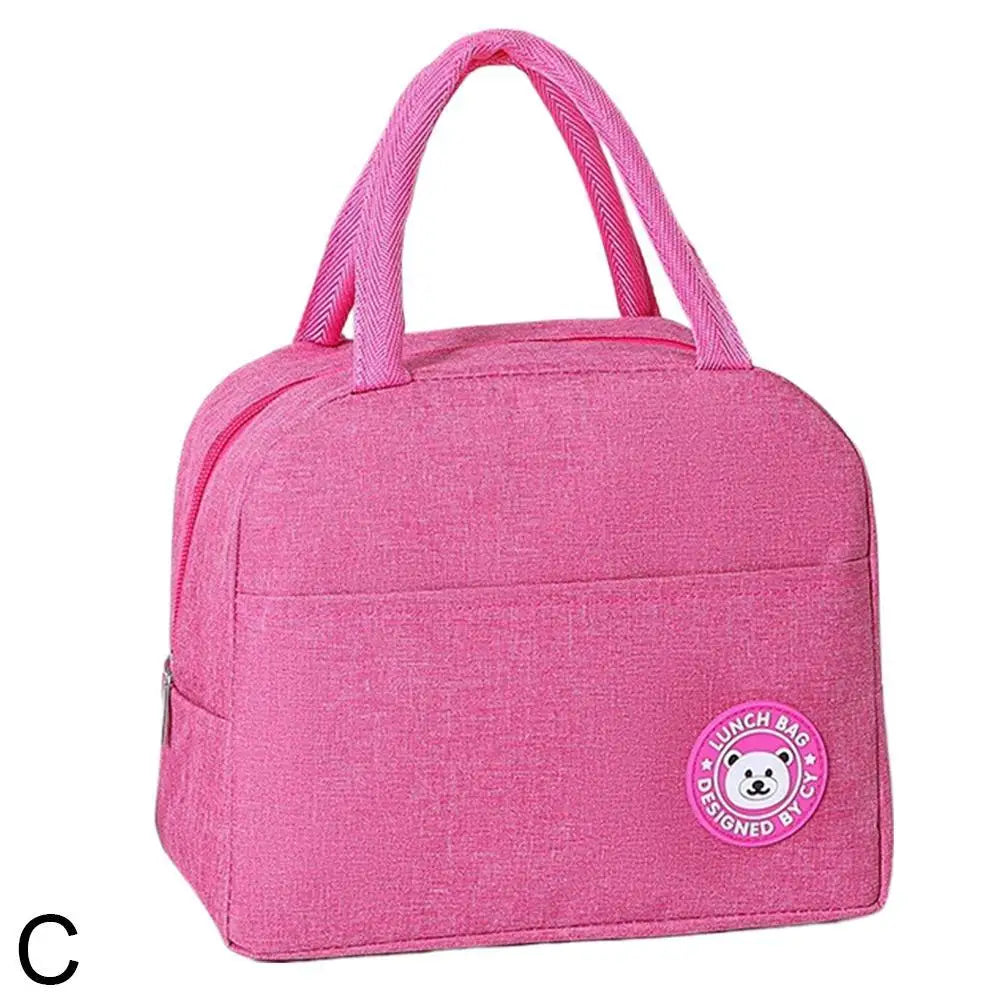 Thermal Insulated Lunch Bag – Waterproof Cooler Tote with Aluminum Foil Lining Peaceful Pleasures Health and Wellness C