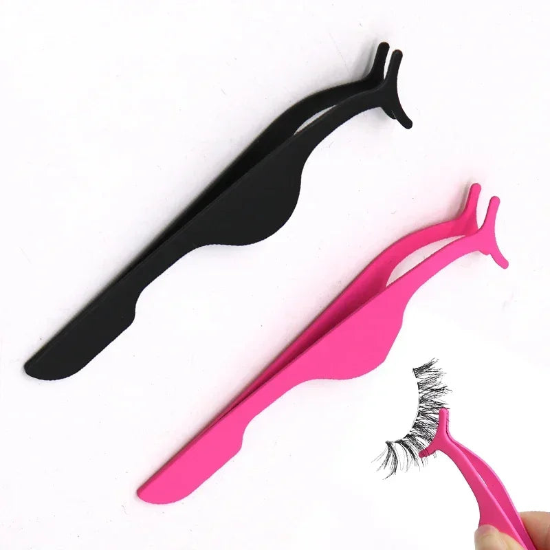 Stainless Steel False Eyelashes Curler, Tweezer Clip Clamp Makeup Tool, 1Pcs Professional Magnetic Eyelashes Extension Applicato Peaceful Pleasures Health and Wellness