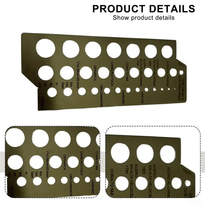A36T-Decimal Markings 30 Hole Measurements Sharpening 135 And 118 Degree Bits With Decimal Markings And Angle Notches Peaceful Pleasures Health and Wellness