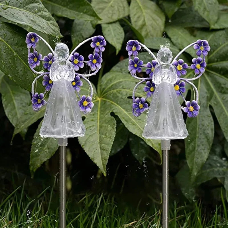 Solar Angel Butterfly Garden Light | LED Waterproof Outdoor Decor