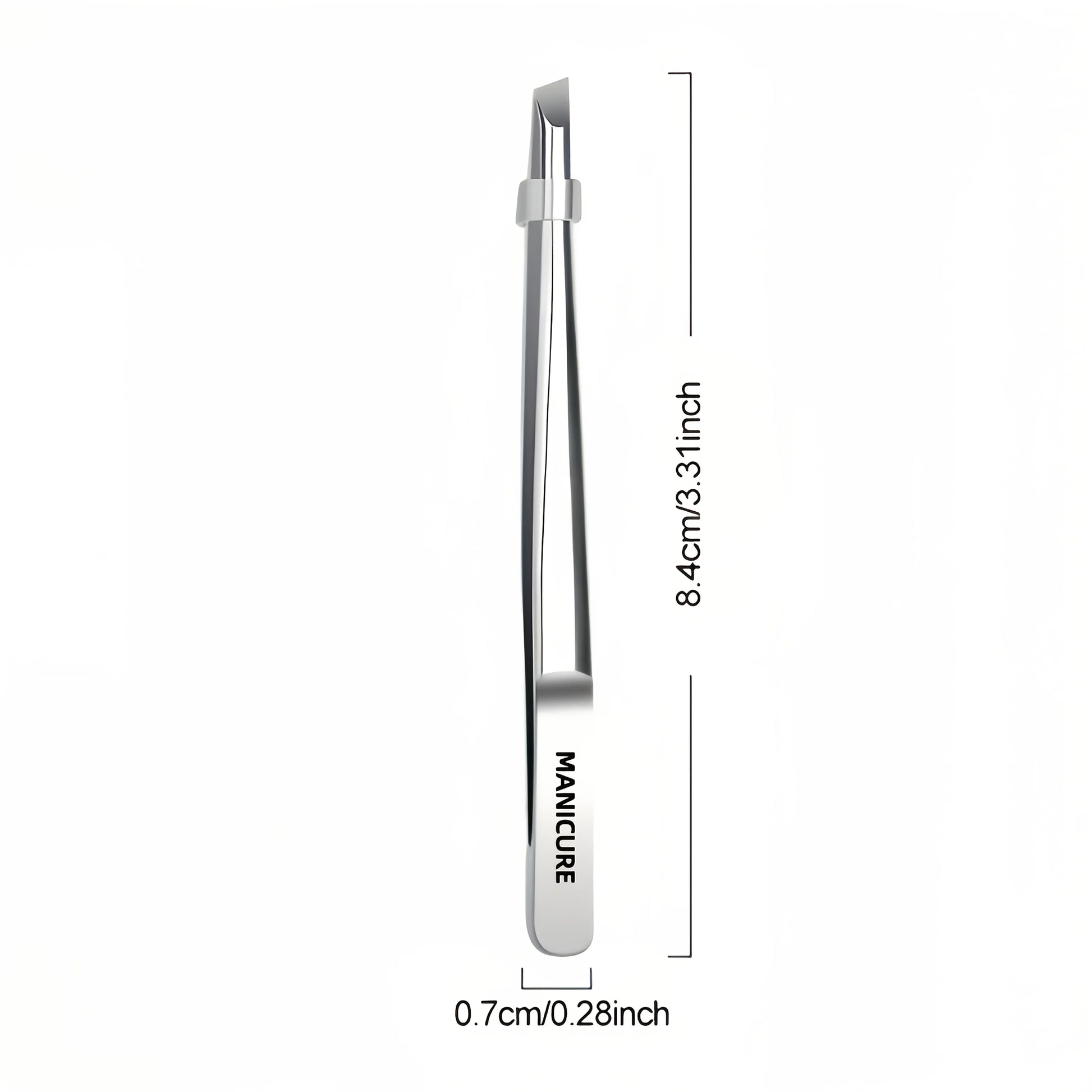 High-Quality Stainless Steel Tweezers, Multi-Functional Eyebrow Trimmer, Mustache Grooming Tool, Precision Hair Removal Peaceful Pleasures Health and Wellness silvery