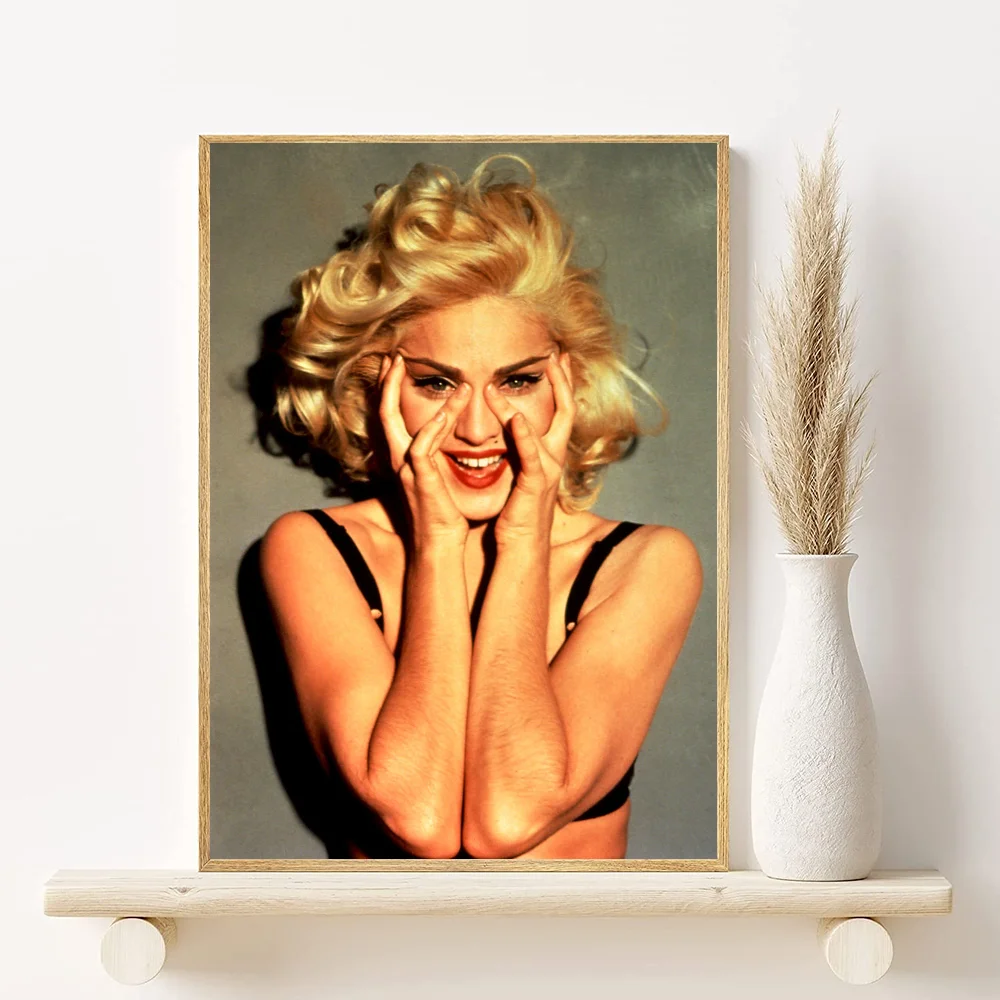 Madonna Bad Girl Retro Print Poster HD art sticky wall waterproof home living room bedroom bar aesthetic decoration Peaceful Pleasures Health and Wellness