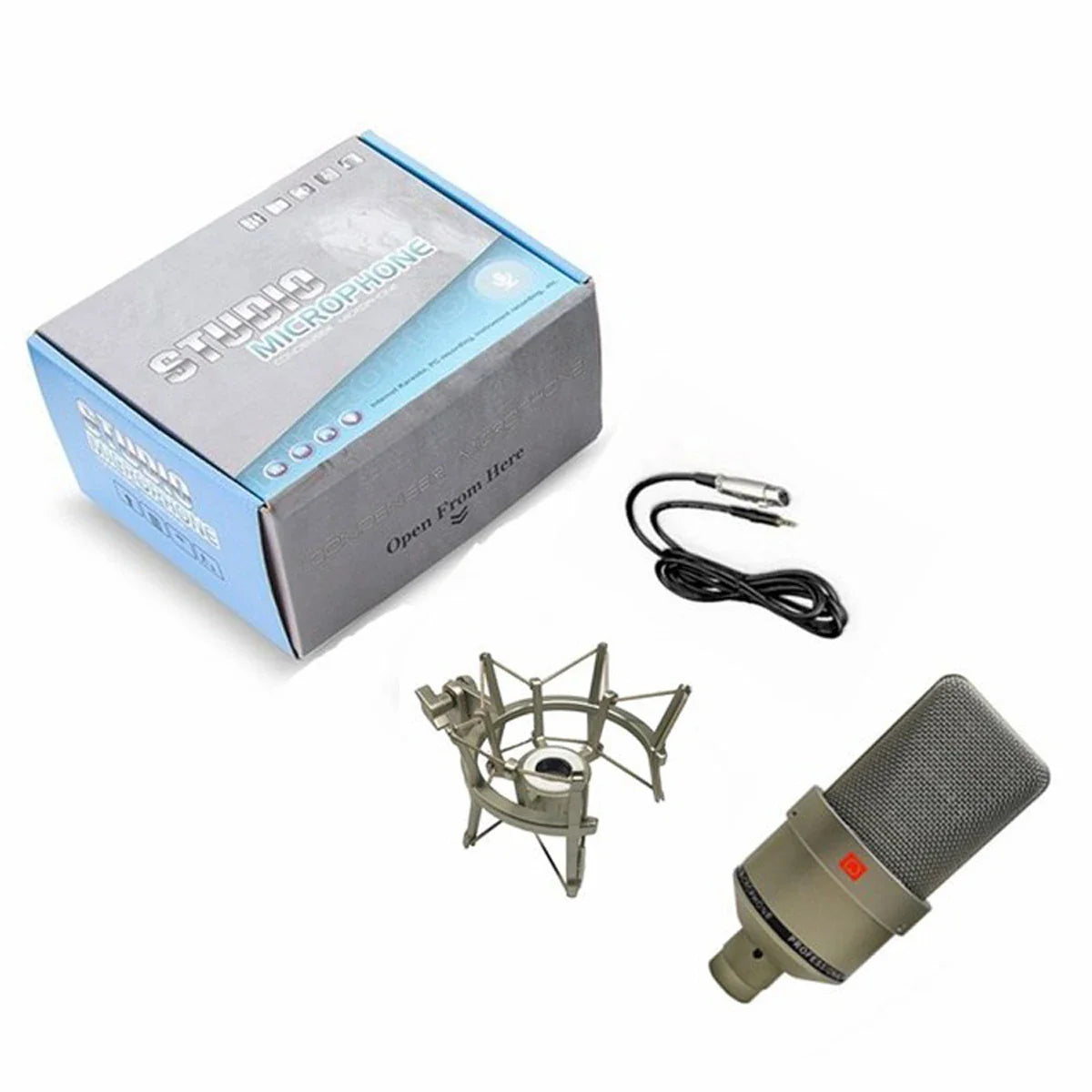 AyeBeau Condenser Microphone – Studio, PC & Karaoke Recording