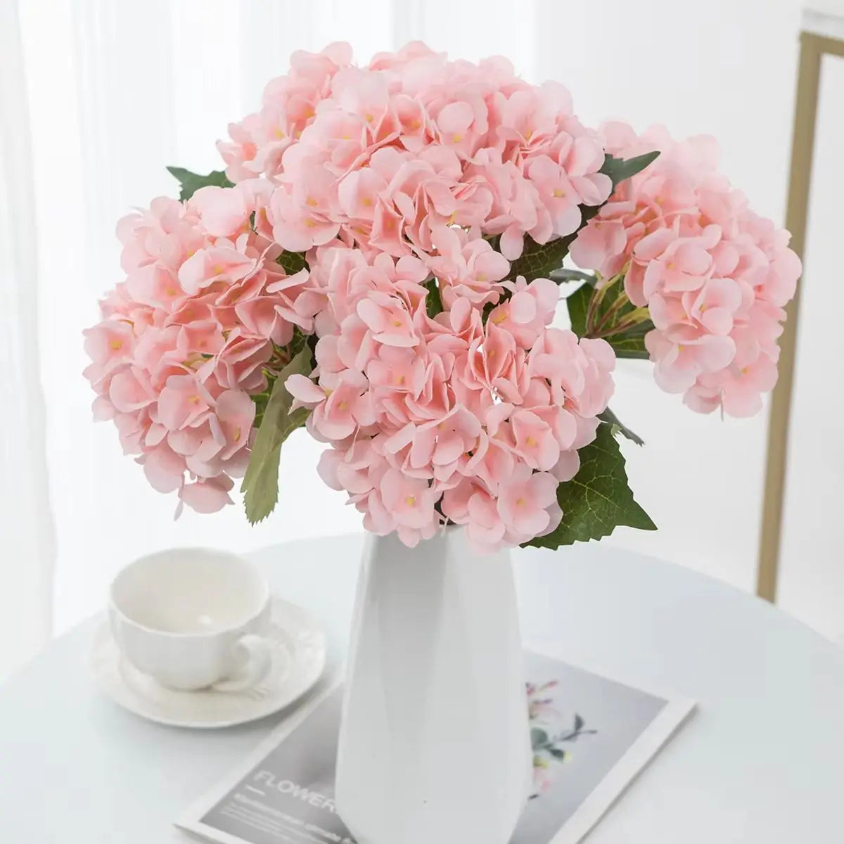 Silk Hydrangea Artificial Flowers | Wedding Bridal Bouquet Decor