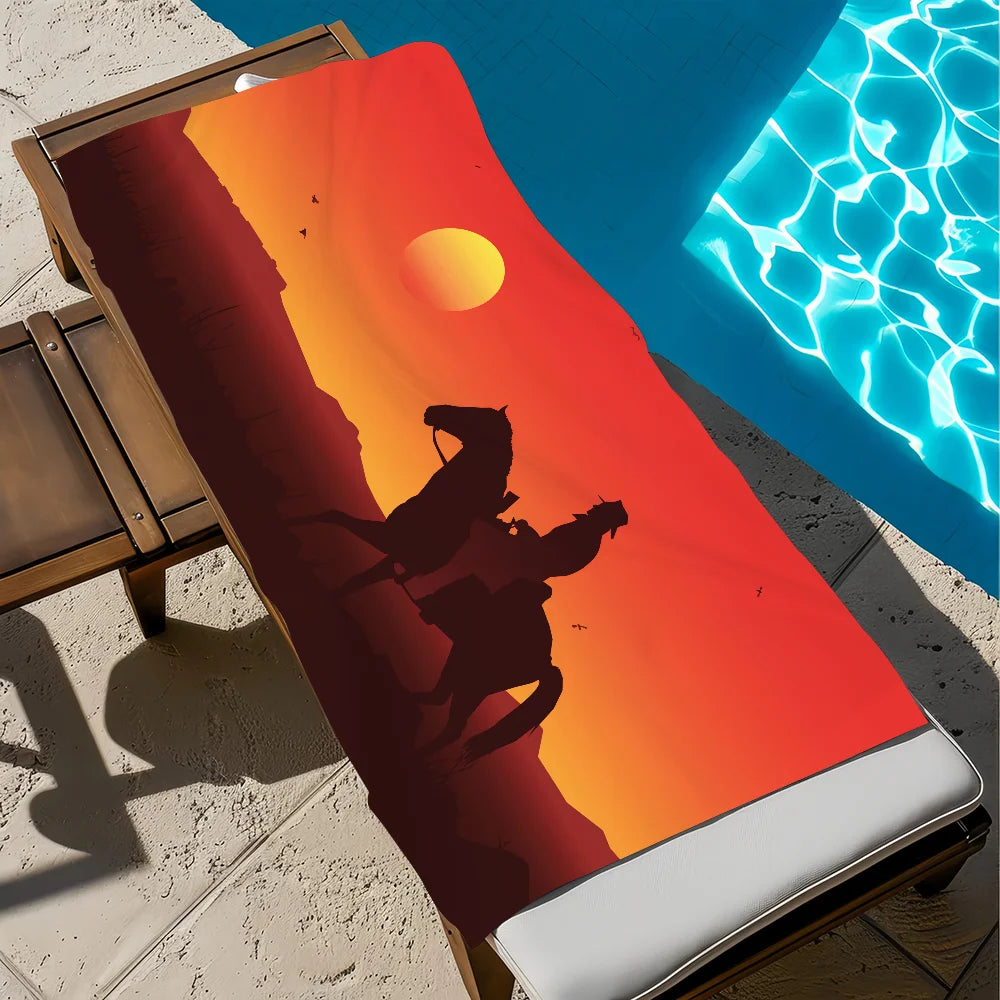 Red Dead Redemption 2 Quick-Dry Beach & Sports Towel | 11 Sizes Quick-Dry Sports Towel Peaceful Pleasures Health and Wellness z4 STJ150x200CM