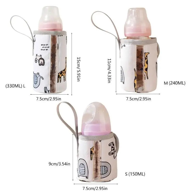 Baby Bottle Insulator Sleeve with Lanyard | Thermal Milk Cover