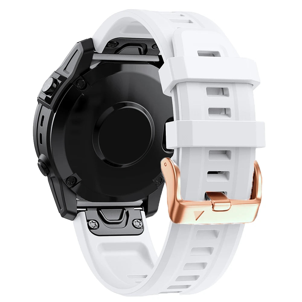 20mm Silicone QuickFit Band for Garmin Fenix 7S 6S 5S Pro Peaceful Pleasures Health and Wellness