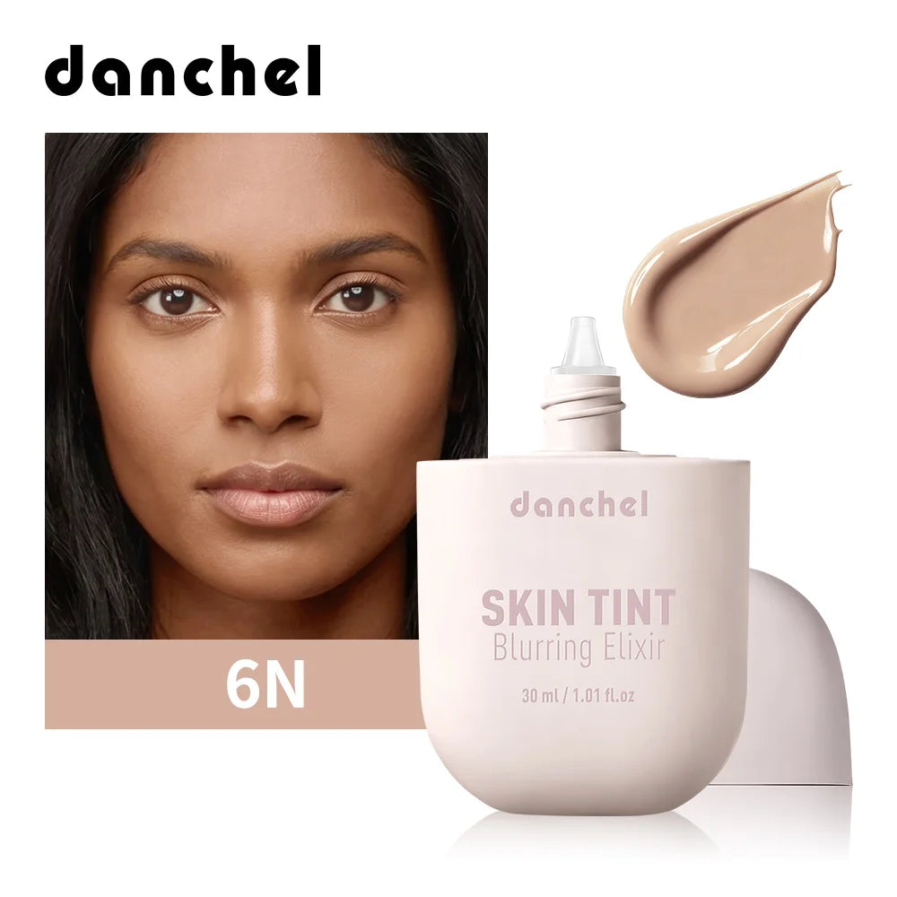 Skin Tint Blurring Elixir Even Skin Tone 12h Long-lasting Natural Finish Hide Pores Fine Lines Lightweight Breathable Skin Tint Peaceful Pleasures Health and Wellness 6N