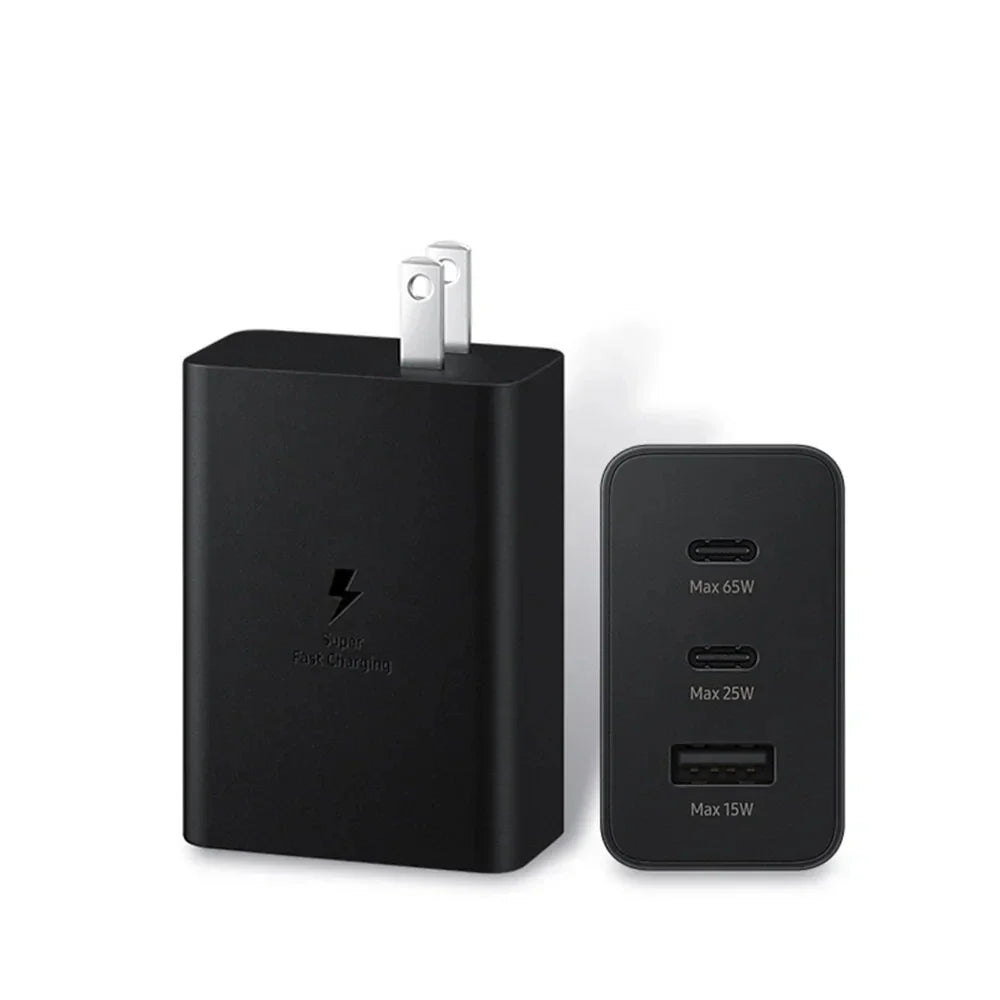 65W GaN USB-C Fast Charger Wall Adapter – iPhone & Android