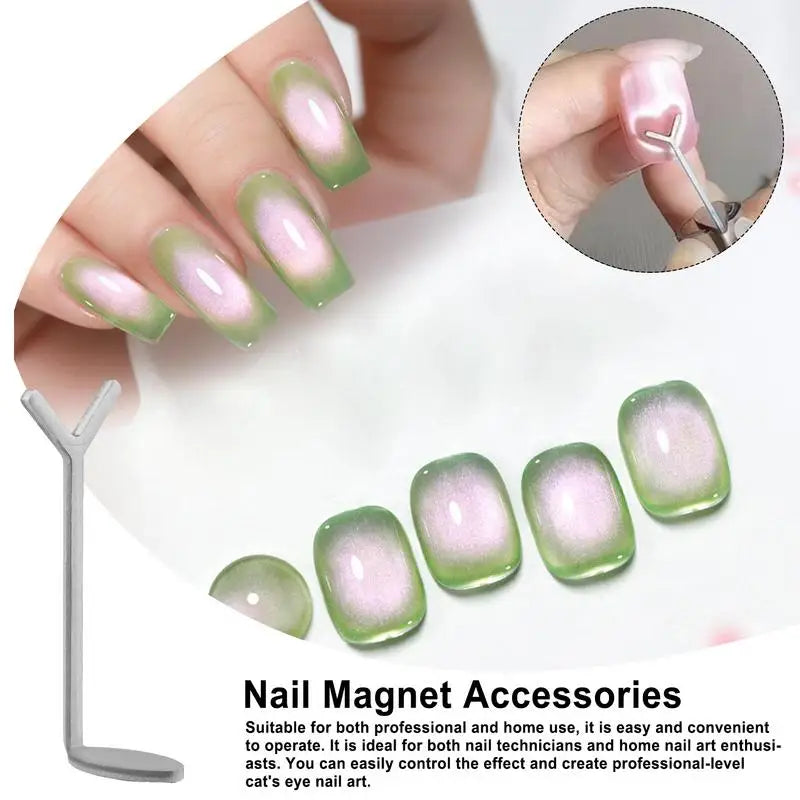 Heart-Shaped Cat Eye Nail Magnet Stick | Nail Art Tool