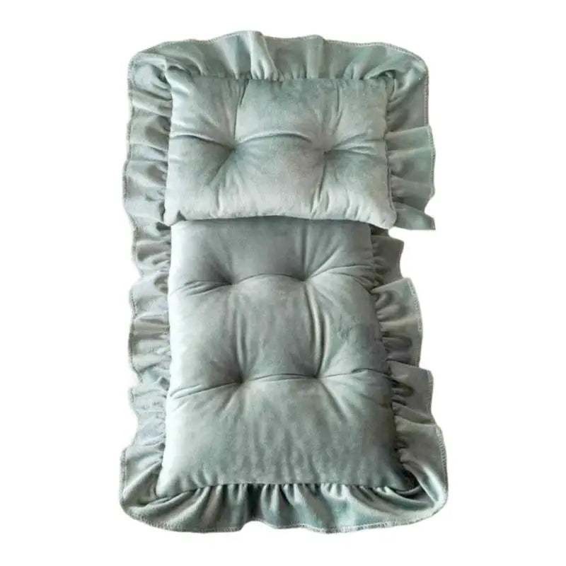 Newborn Photography Mattress & Pillow Set | Soft Cotton Props