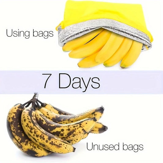 A Practical Bag For Storing Yellow Bananas To Keep Them Fresh, Convenient To Use, Washable, And Durable. Ideal For Organizing Peaceful Pleasures Health and Wellness