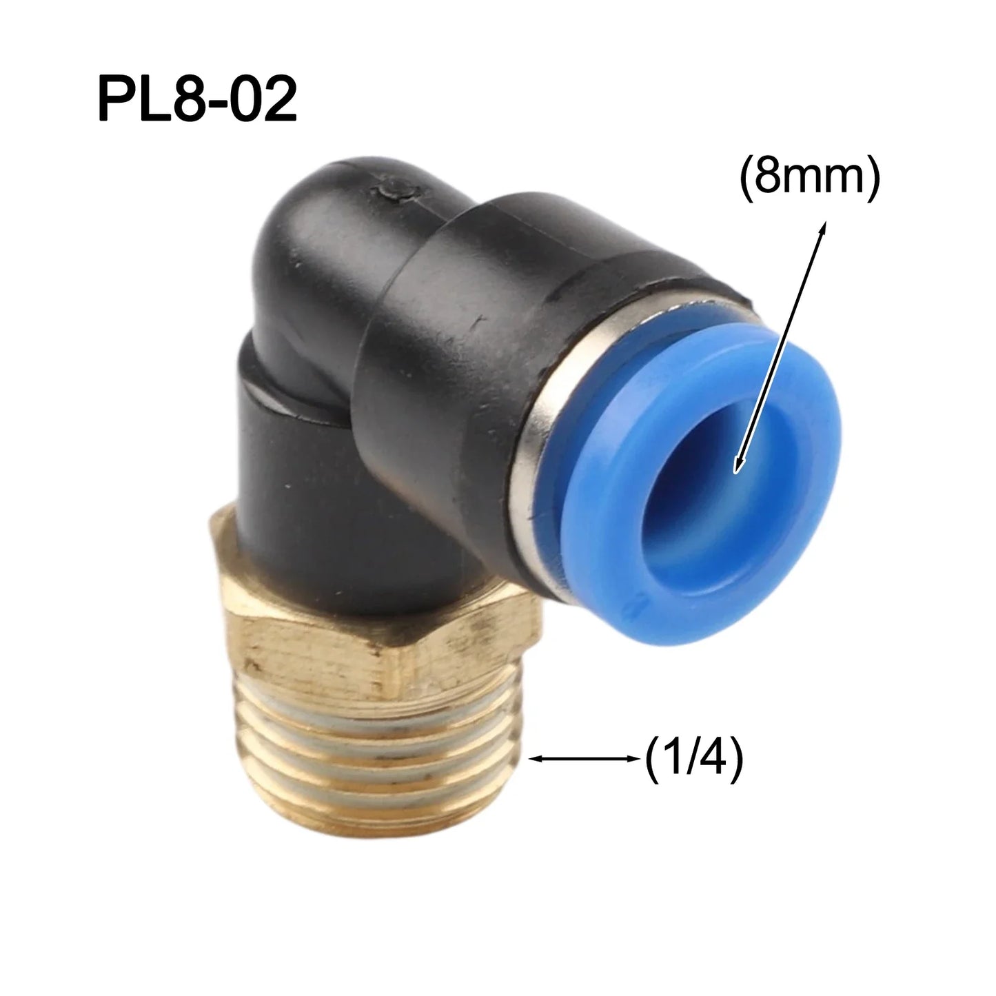 Pneumatic Elbow Quick Connector PL4-16mm Air Hose Fitting