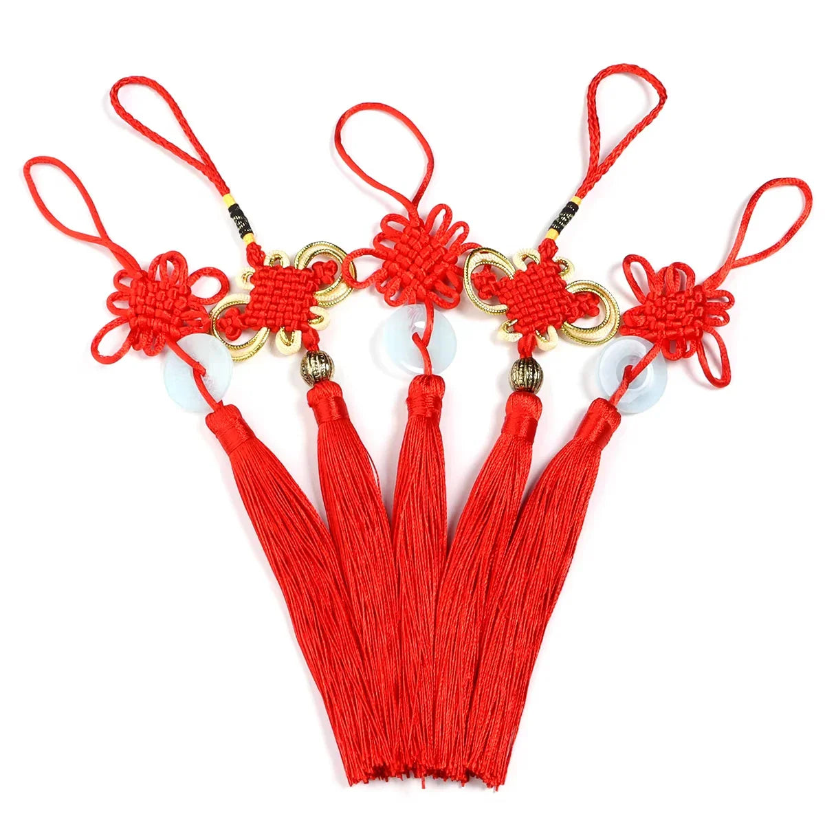Chinese Knot Silk Tassel Pendant | Lunar New Year Décor Gift
