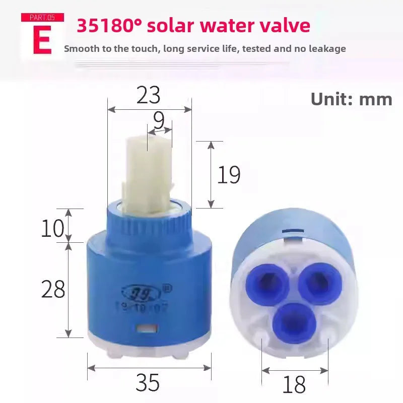Ceramic Faucet Cartridge 25mm 35mm 40mm | Mixer Tap Valve