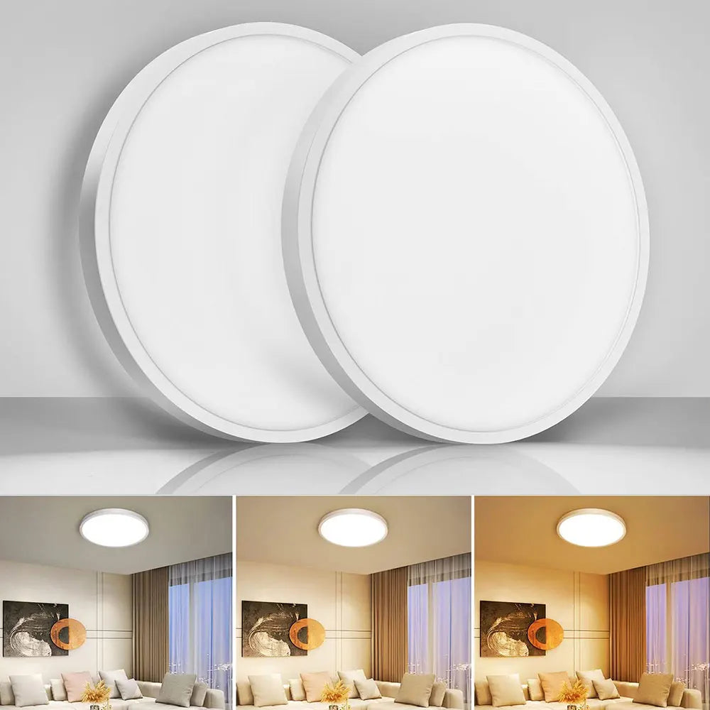 Ultrathin LED Flush Mount Ceiling Light 24W 28W 38W | 3 Sizes